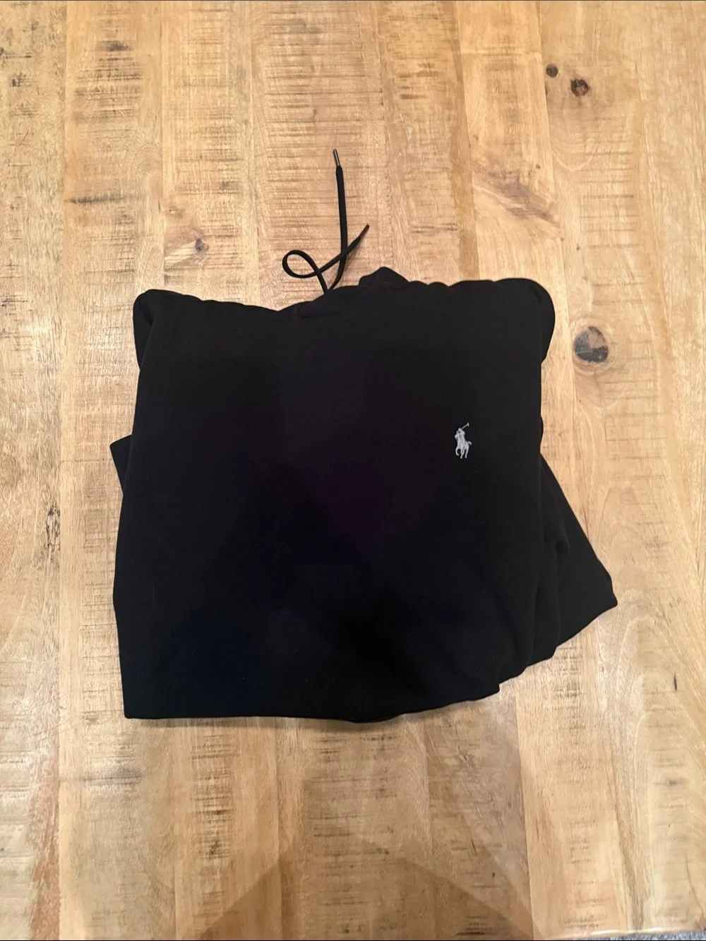 Polo by Ralph Lauren Kids Black Jogger Sweatpants with Pony Logo